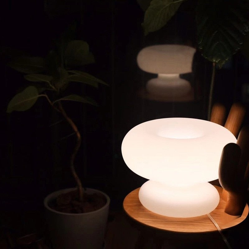 Jade Glass Glow Lamp