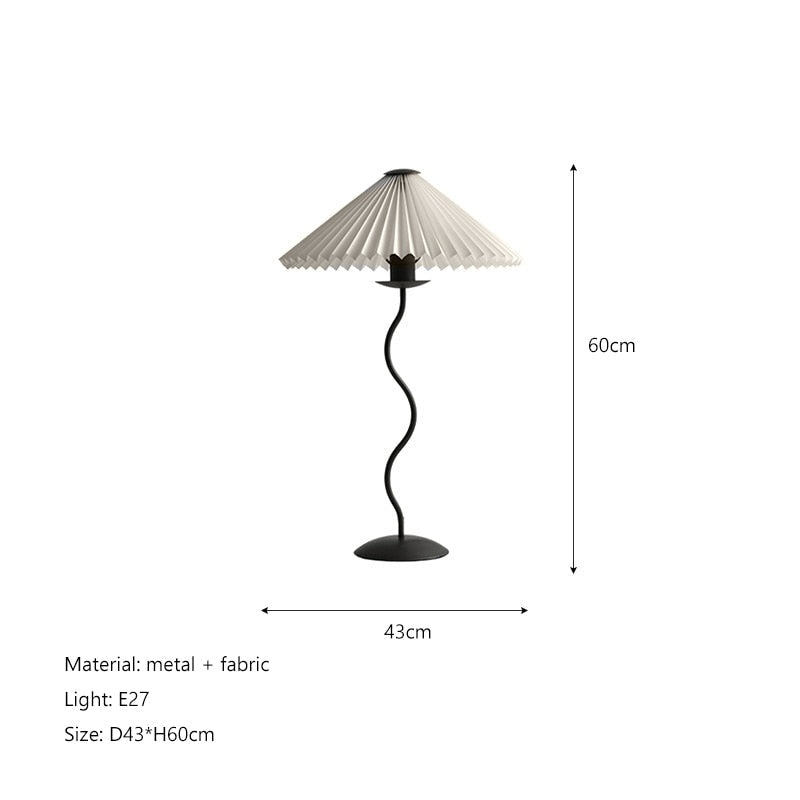 Emilia Fabric LED Floor Lamp