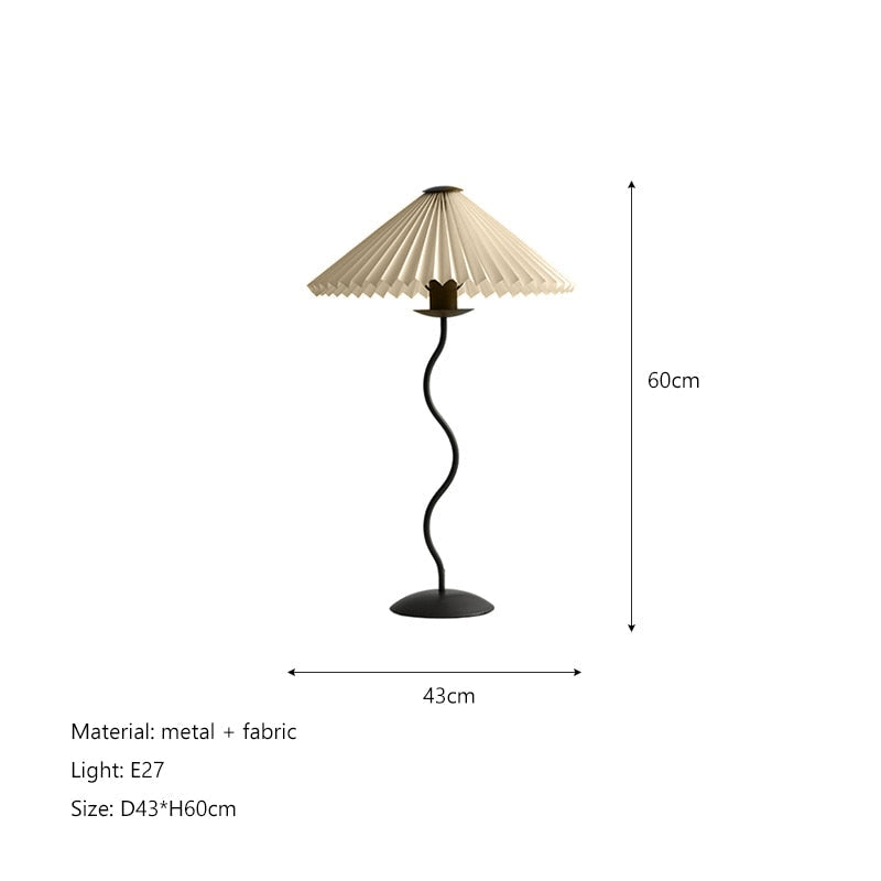 Emilia Fabric LED Floor Lamp