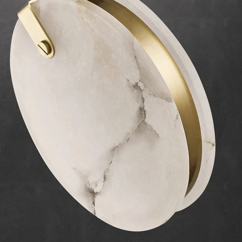 Leia Marble Crystal LED Chandelier