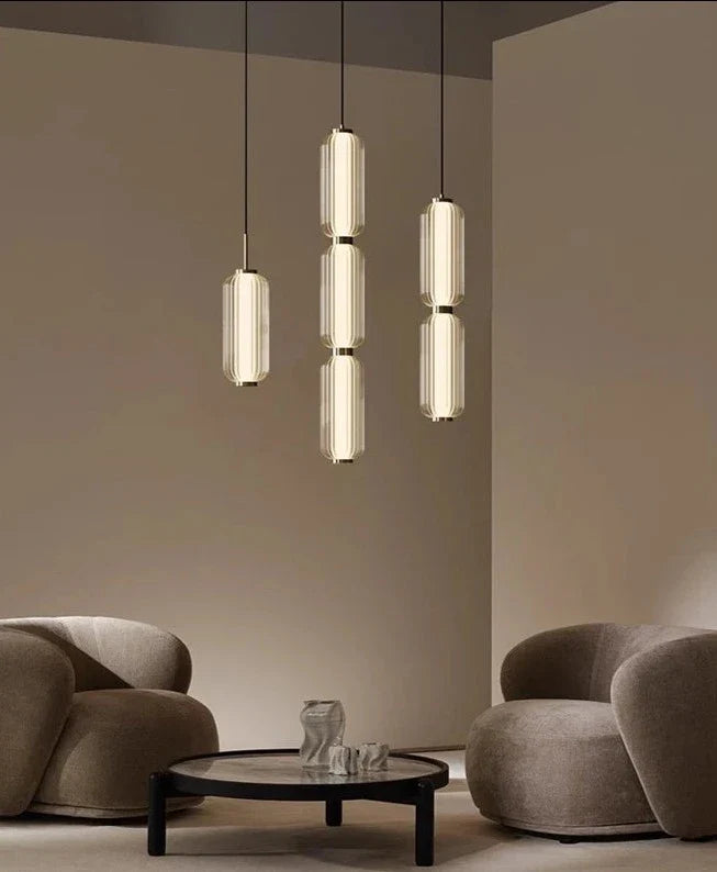 Caret Modern Glass Pendant Light