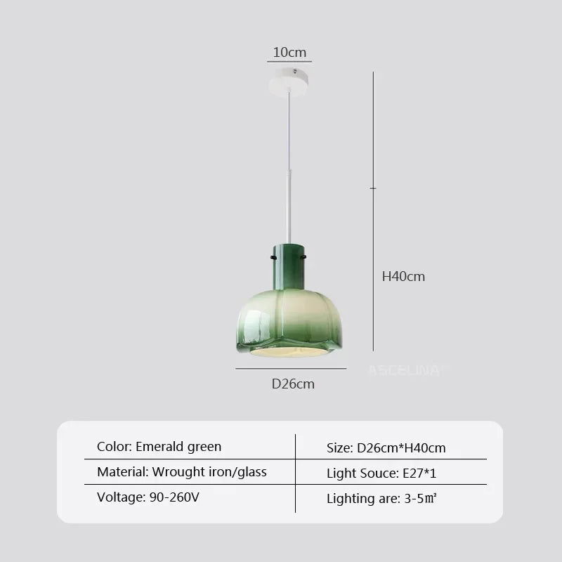 Mira Glass Pendant Light