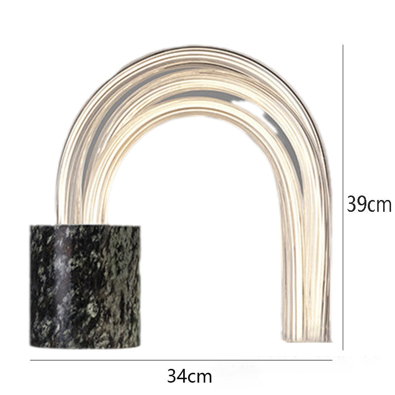 Demi Marble Desk Light