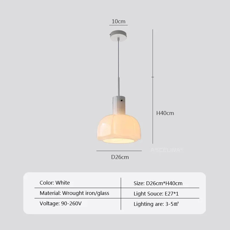 Mira Glass Pendant Light