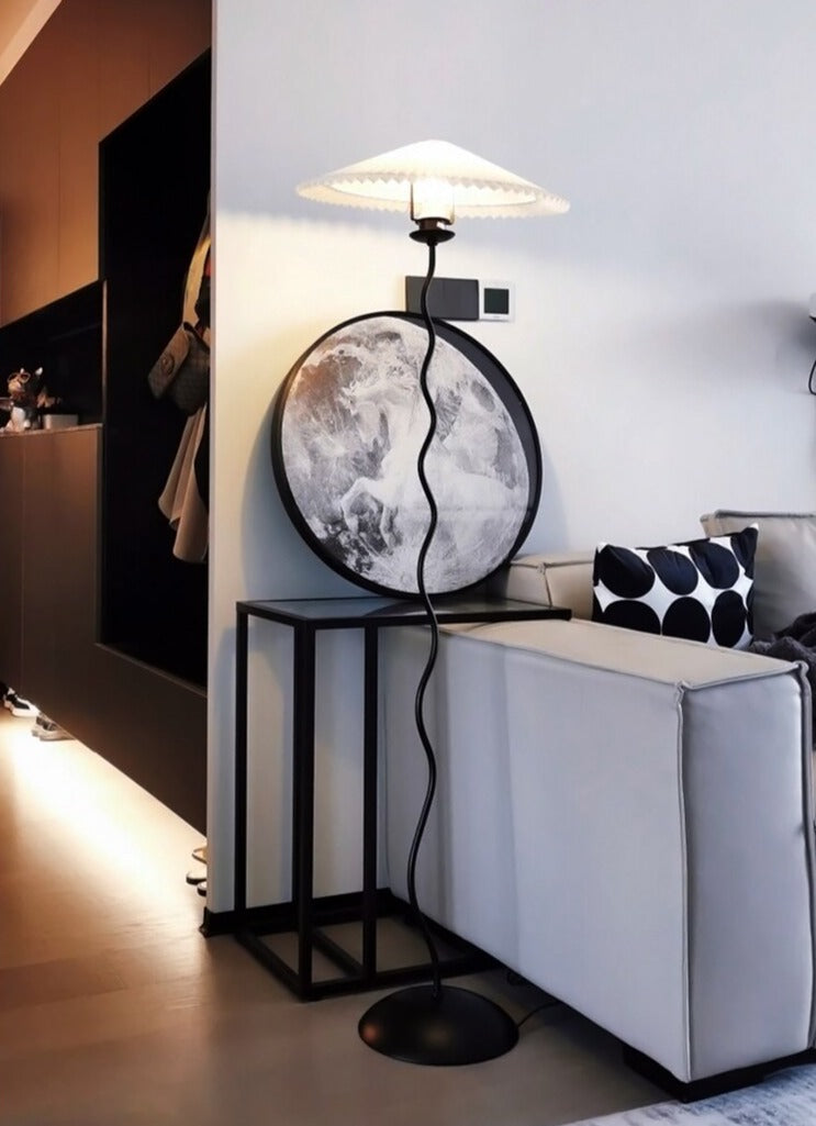 Emilia Fabric LED Floor Lamp