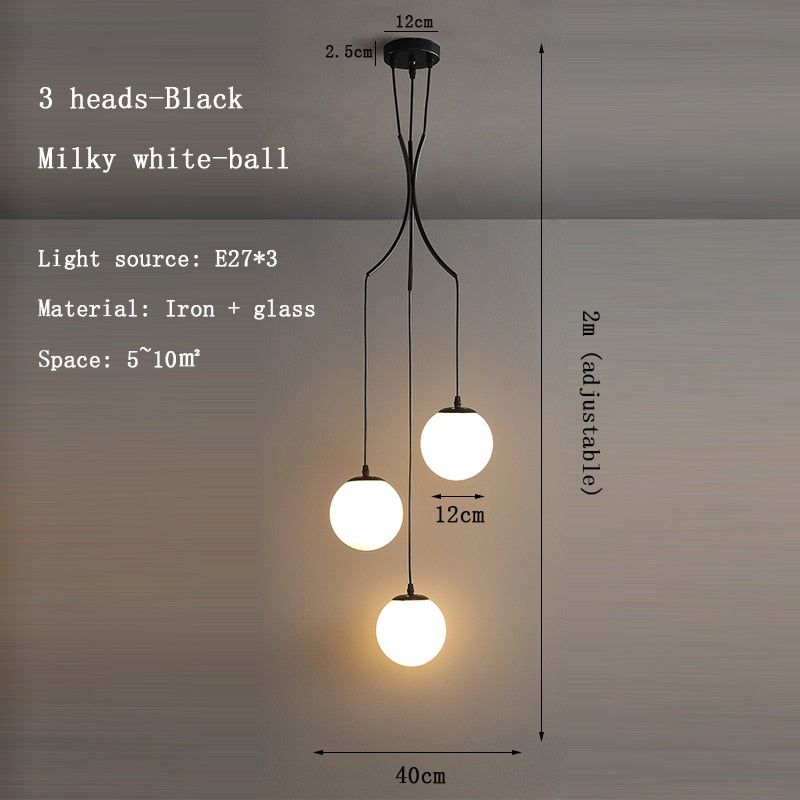 Elliot Staircase Bubble Chandelier