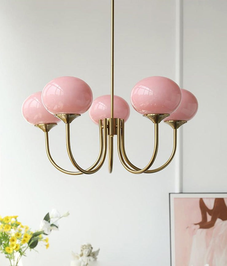 Gabriella Vintage Glass Chandelier