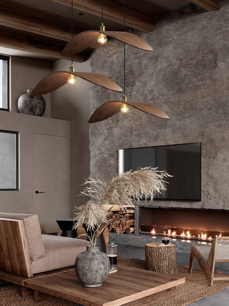 Franco Wood Art Pendant Light