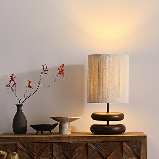 Lily Wooden Table Lamp