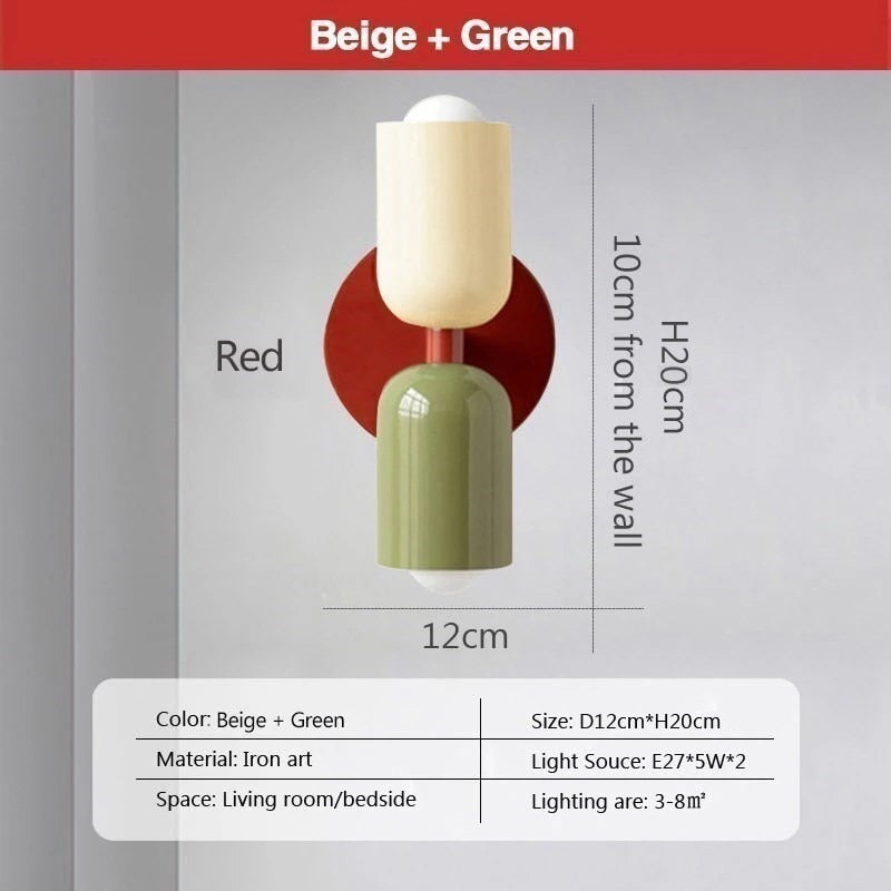 Renee Modern Double Heads Wall Sconce