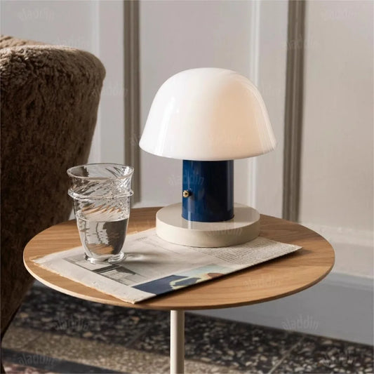 Chriselle Cordless Rechargeable Mushroom Table Lamp