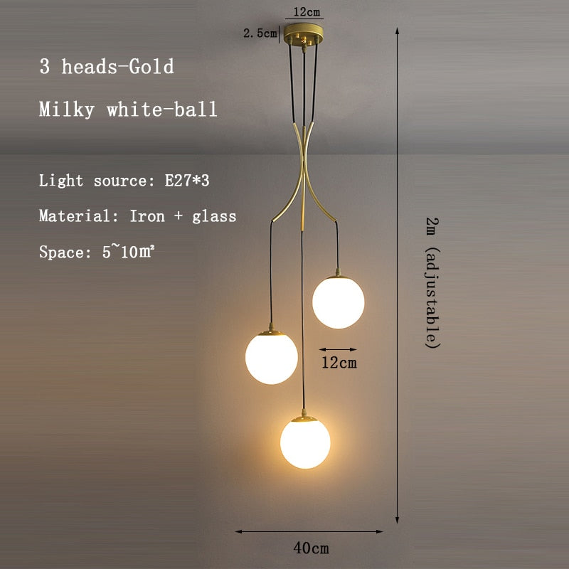 Elliot Staircase Bubble Chandelier