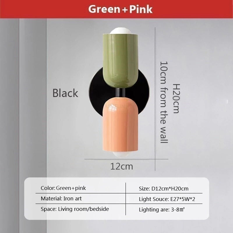 Renee Modern Double Heads Wall Sconce