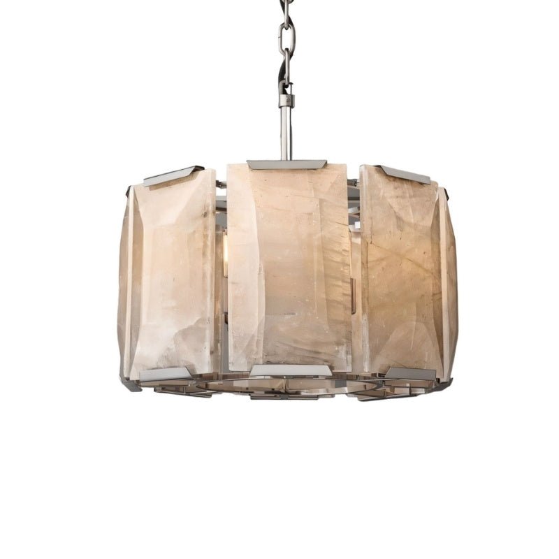 Chace Round Alabaster Chandelier