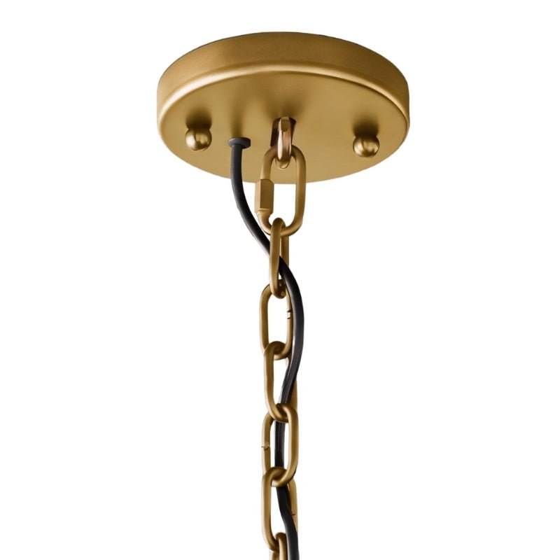 Chace Round Alabaster Chandelier