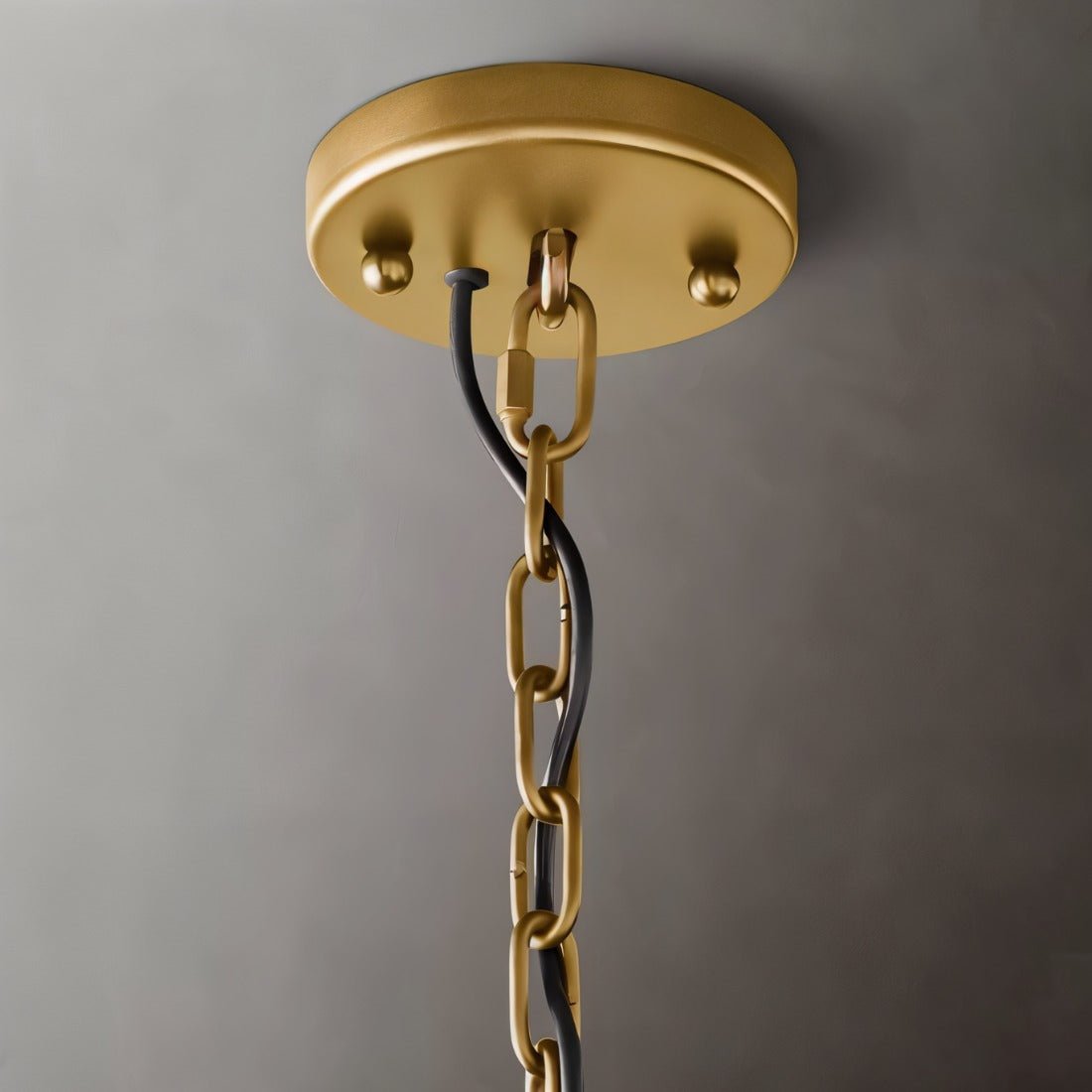 Chace Round Alabaster Chandelier