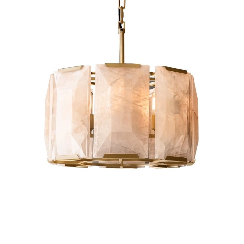 Chace Round Alabaster Chandelier