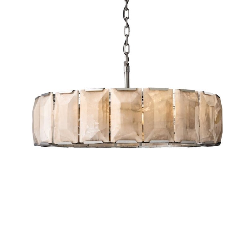 Chace Round Alabaster Chandelier